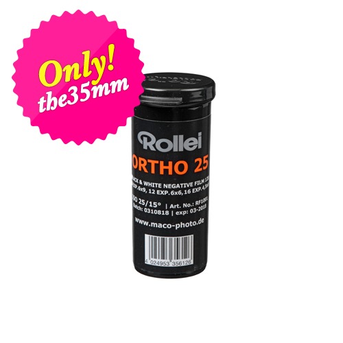 Rollei 이월상품롤라이 ORTHO 25(흑백)(120 중형필름)