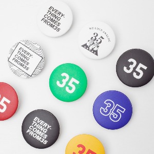 Label35Mini Pin Button 핀버튼 (9 type)